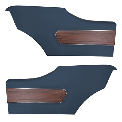 72 CUTLASS SUPREME HARDTOP REAR PANELS (PRE-ASSEMBLED) - BLUE