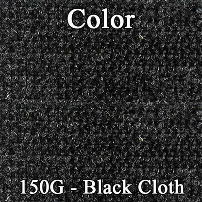 81 CAMARO "DLX" PRE-ASMBLD PANELS - SRM BLACK CLOTH/BLACK