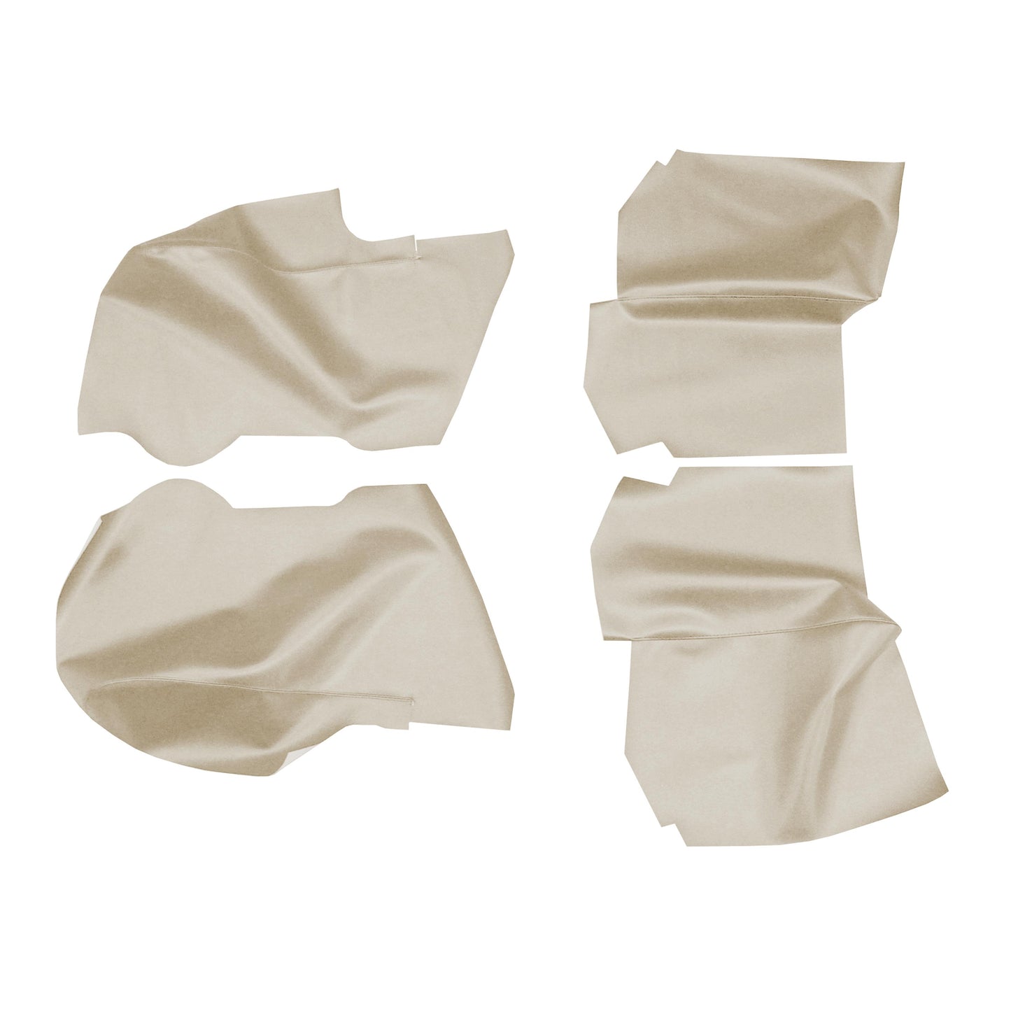 65 GM A-BODY CONVERTIBLE (NOT CHEVELLE) REAR ARMREST PANEL COVERS - FAWN