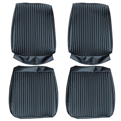 67 CHARGER/CORONET BUCKET SEAT UPHOLSTERY - NAVY