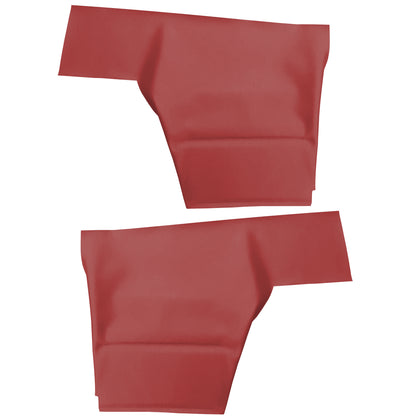 69 CAMARO "DELUXE" CONVERTIBLE REAR PANELS - RED