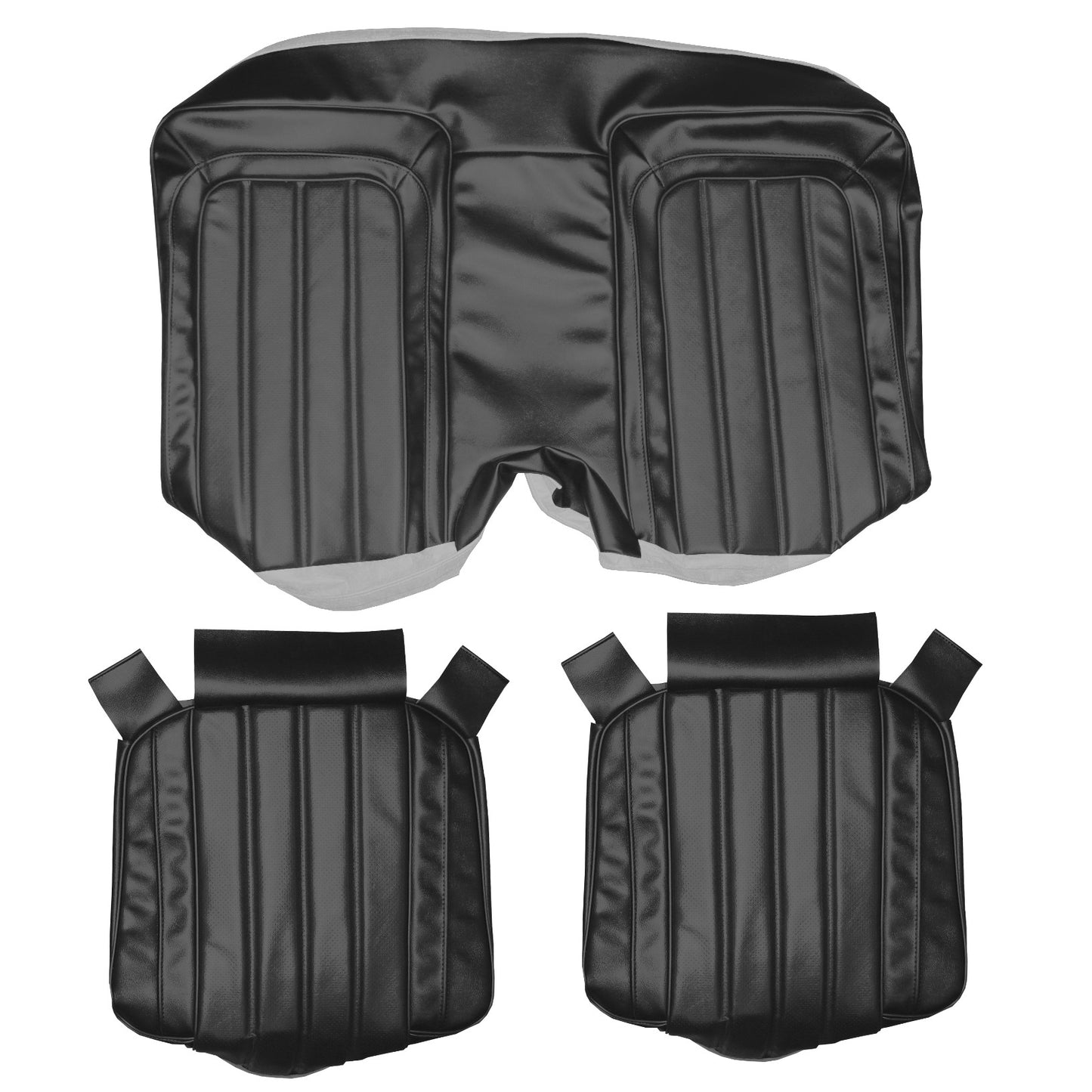 76 FIREBIRD/TRANS AM "DELUXE" HARDTOP REAR UPHOLSTERY - BLACK