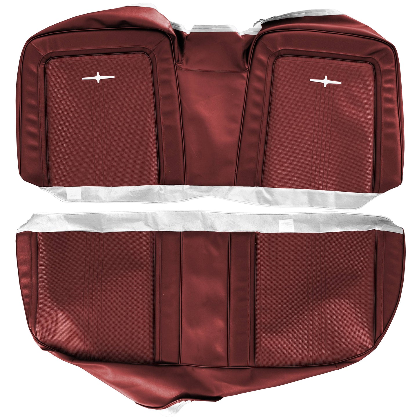 64 CHRYSLER 300 300K 4-DOOR HTP REAR UPHOLSTERY - RED