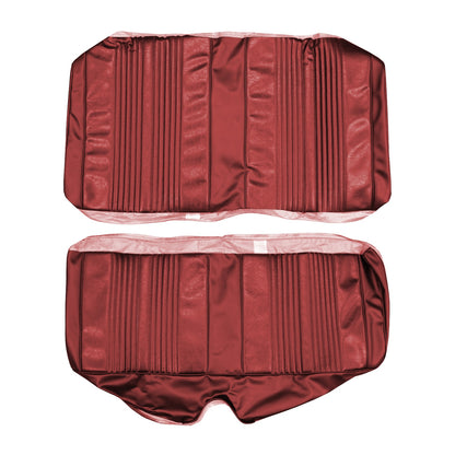 67 DART 270 HARDTOP REAR UPHOLSTERY - RED