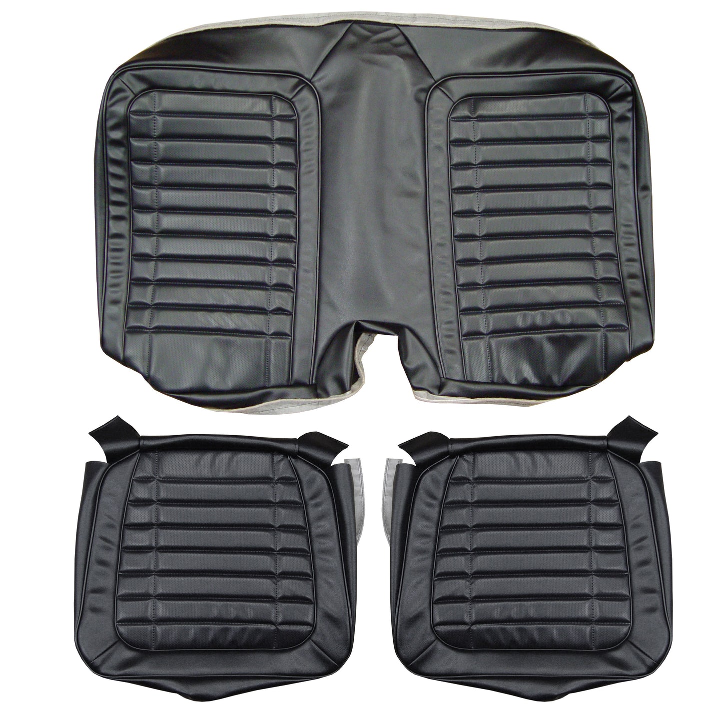 72 FIREBIRD/TRANS AM "DELUXE" HARDTOP REAR UPHOLSTERY - BLACK