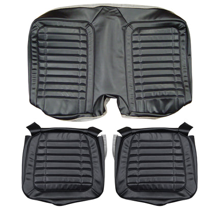 72 FIREBIRD/TRANS AM "DELUXE" HARDTOP REAR UPHOLSTERY - BLACK