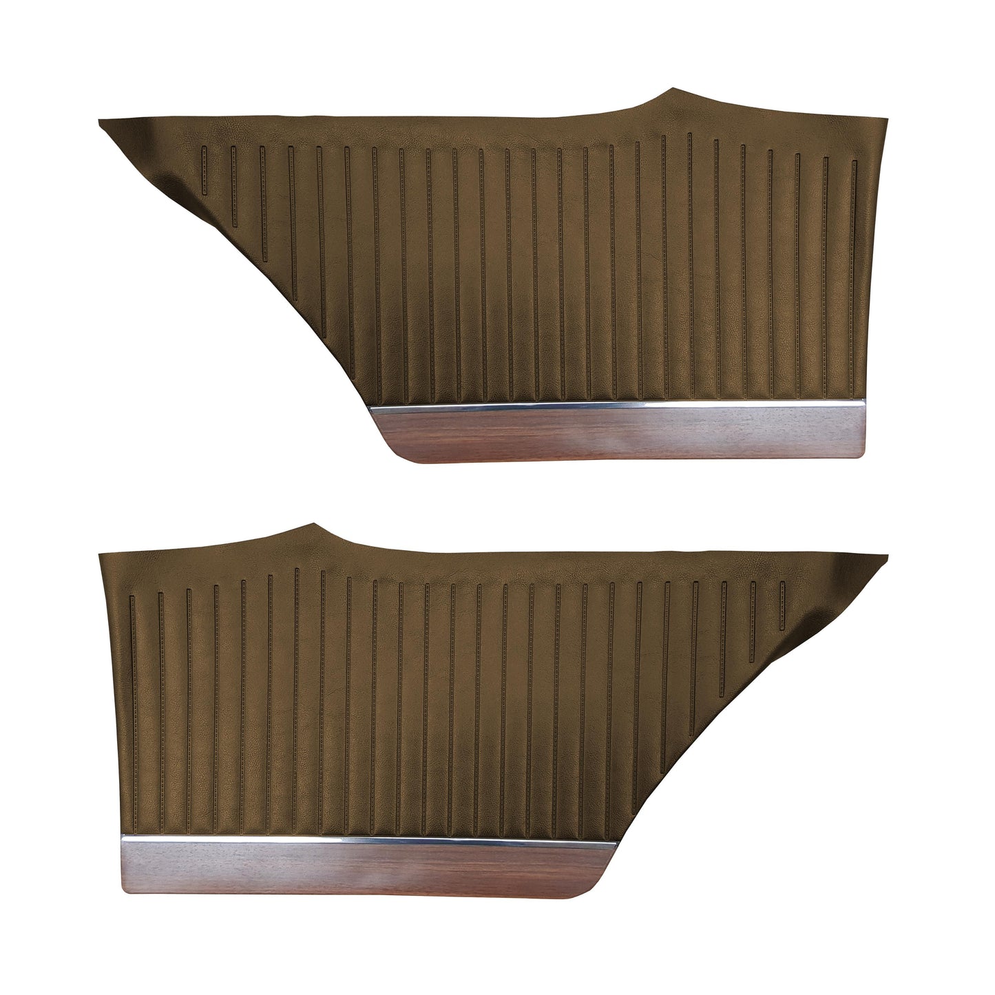 71 CHARGER RT/500/SUPERBEE HARDTOP UPPER REAR PANELS - BROWN