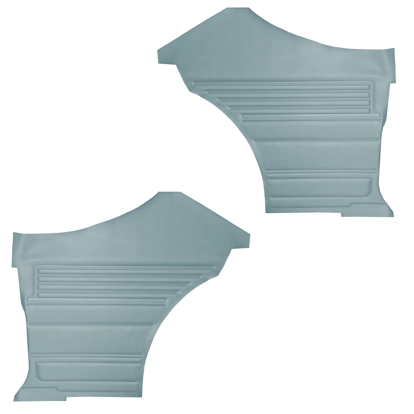 68 CHEVELLE/MALIBU HARDTOP REAR PANELS (UNASSEMBLED) - LIGHT BLUE