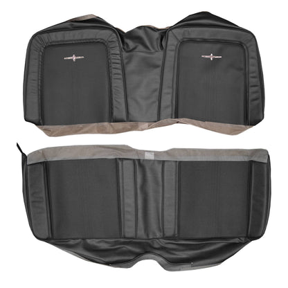64 CHRYSLER 300/300K HARDTOP REAR UPHOLSTERY - BLACK