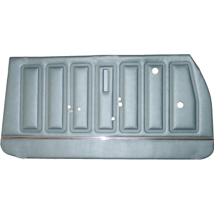 68 SKYLARK/GS "STANDARD" FRONT DOOR PANELS (UNASSEMBLED) - BLUE