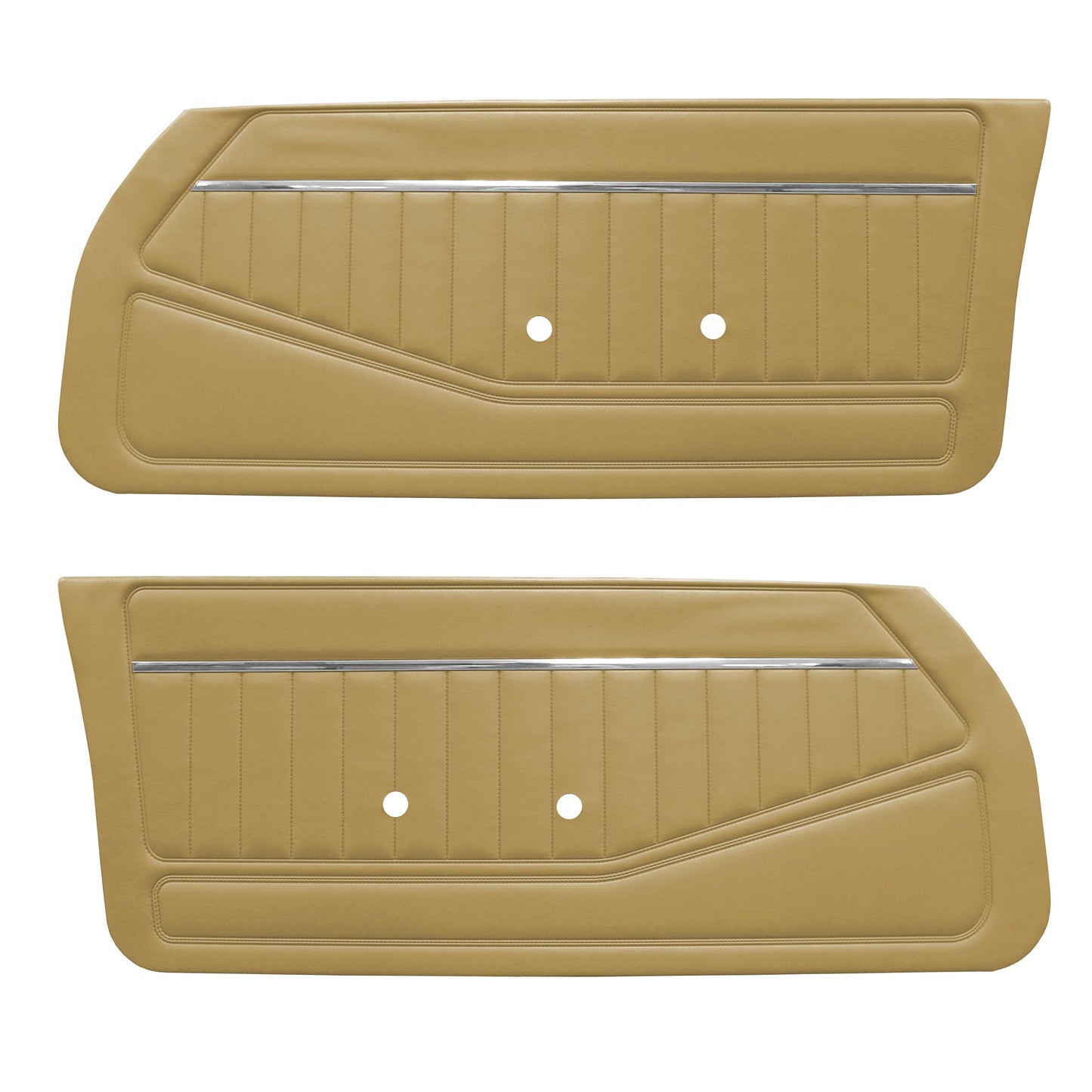 81 CAMARO "STANDARD" DOOR PANELS (UNASSEMBLED) - CAMEL TAN