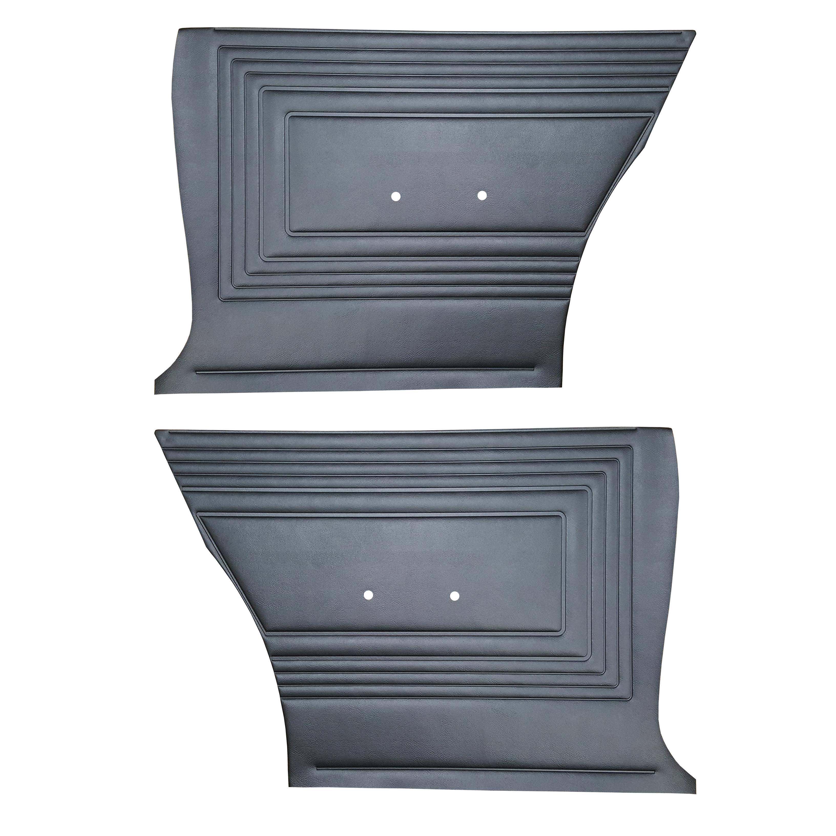 65 Gto/Lemans Htp Rear Door Panel - Black - Legendary Auto