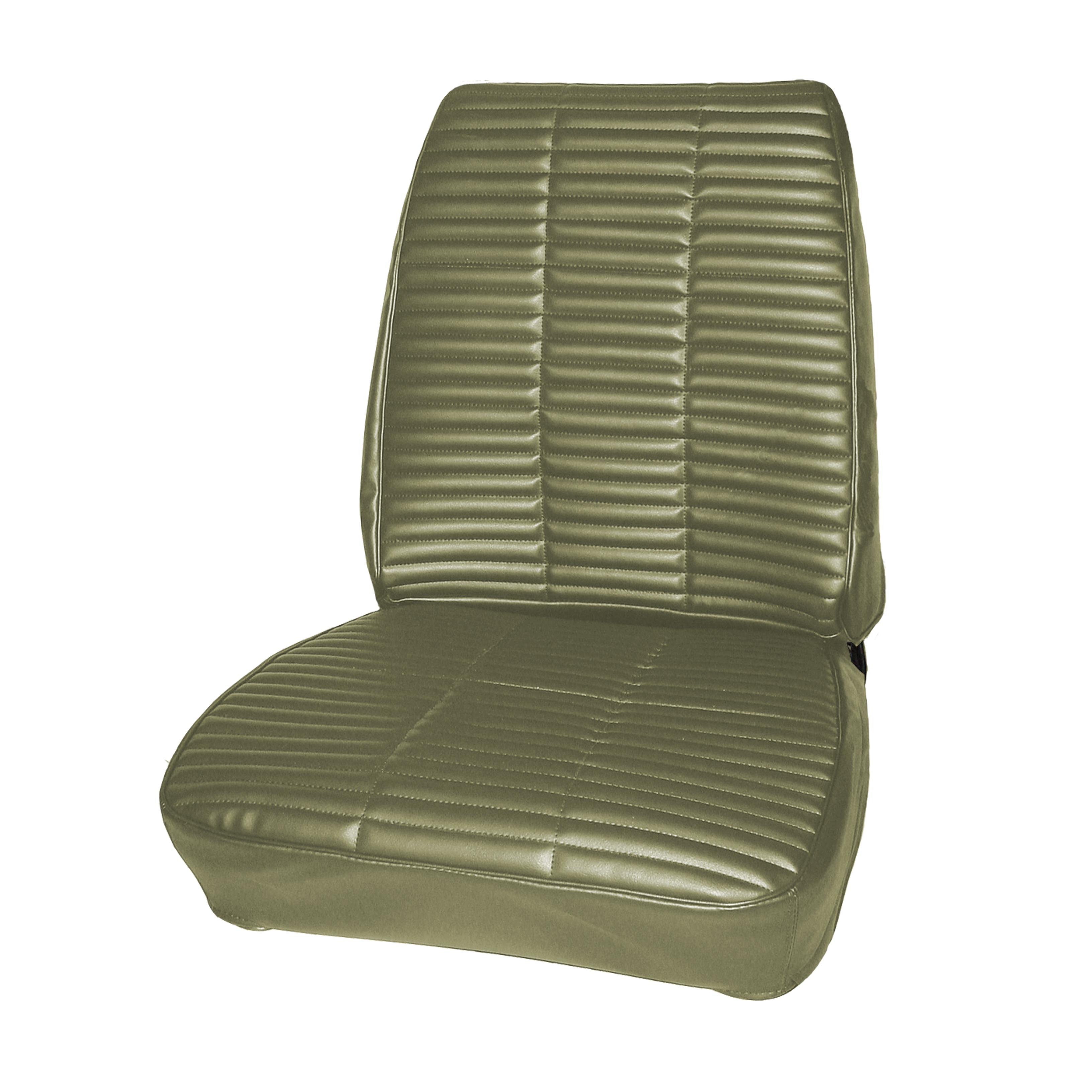 66 Charger/Coronet 500 Bucket Upholstery - Citron - Legendary Auto
