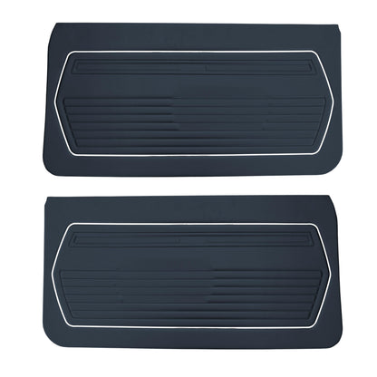 69 CAMARO "STANDARD" FRONT DOOR PANELS (UNASSEMBLED) - BLUE