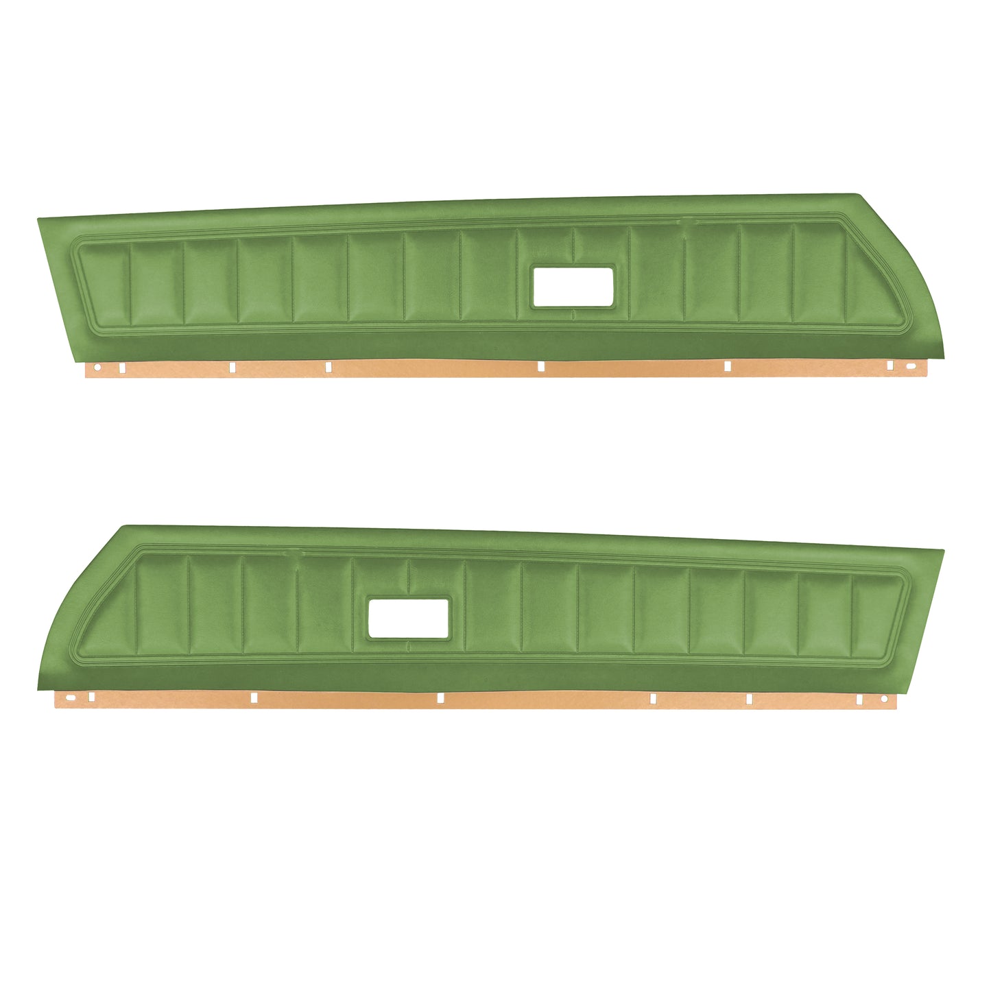 74 CAMARO "STANDARD" UPPER DOOR PANELS - SRM GREEN