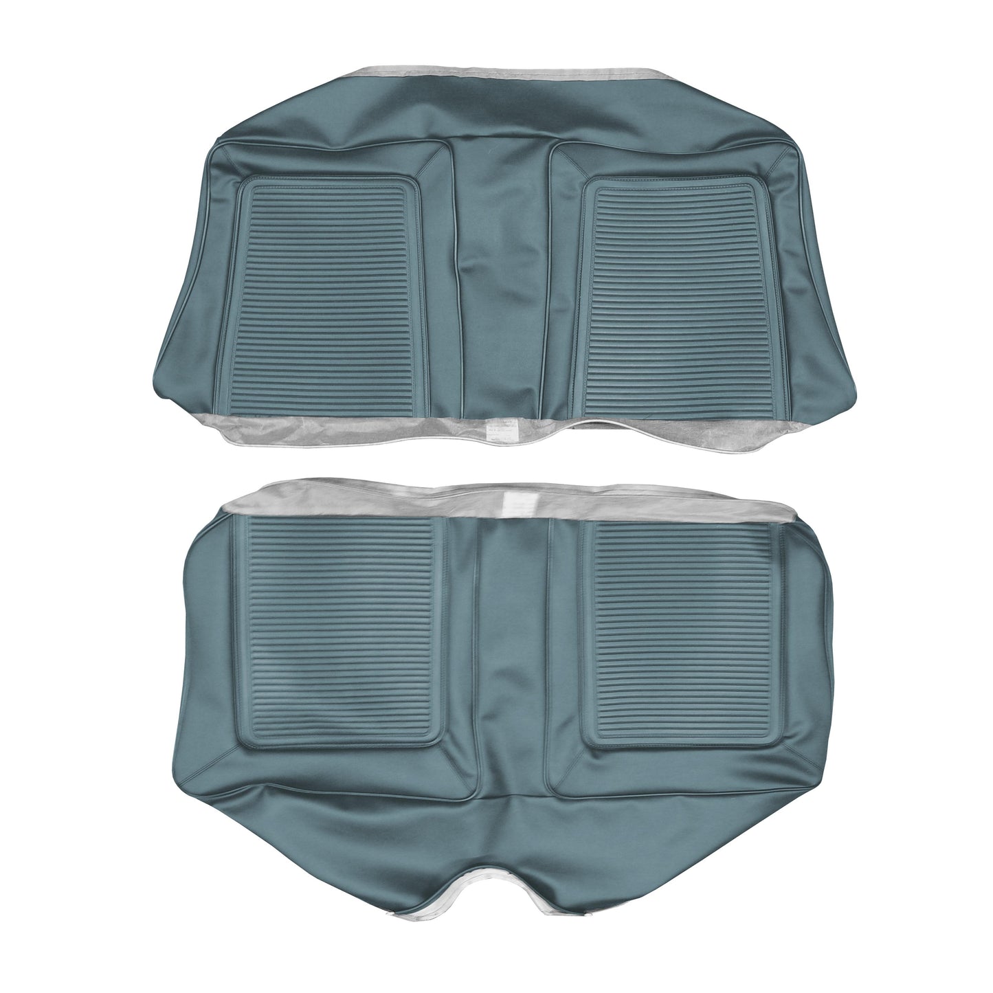 65 VALIANT SIGNET CONVERTIBLE REAR UPHOLSTERY - BLUE