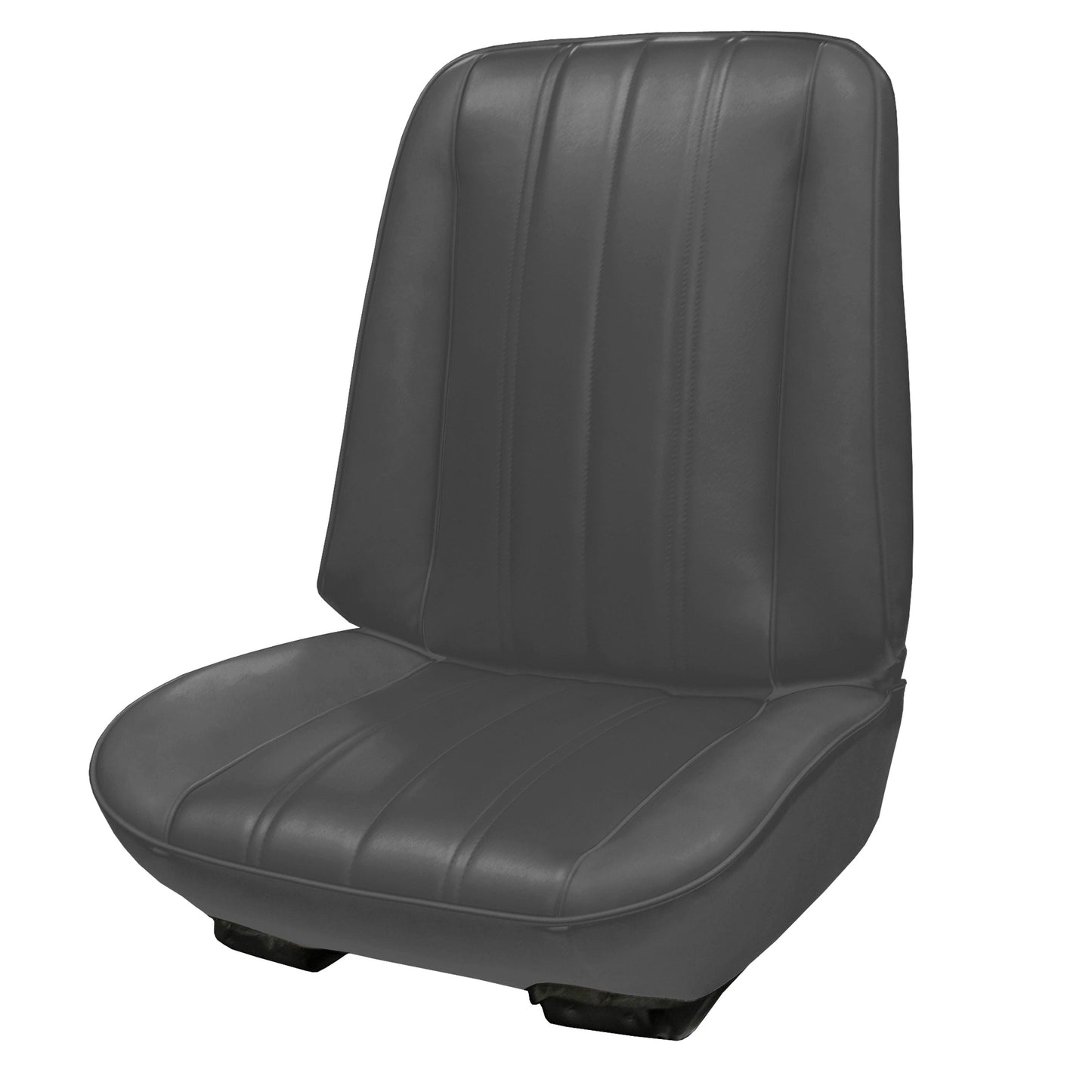 66 CHEVELLE/MALIBU/EL CAMINO BUCKET UPHOLSTERY - BLACK