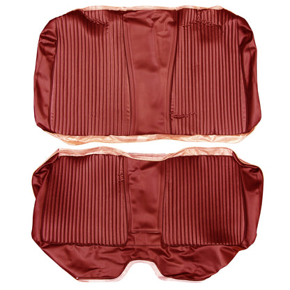 67 CORONET 500/RT HARDTOP REAR UPHOLSTERY - RED