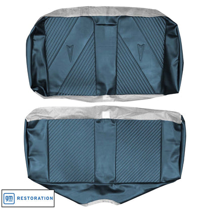 65 GTO/LEMANS CONVERTIBLE REAR UPHOLSTERY - BLUE