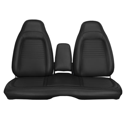 70 BARRACUDA SPLIT BENCH W/ C.A.R. UPHOLSTERY - BLACK