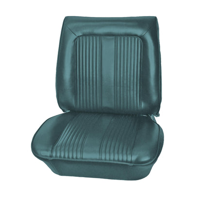 64 GTO/LEMANS BUCKET SEAT UPHOLSTERY - AQUA