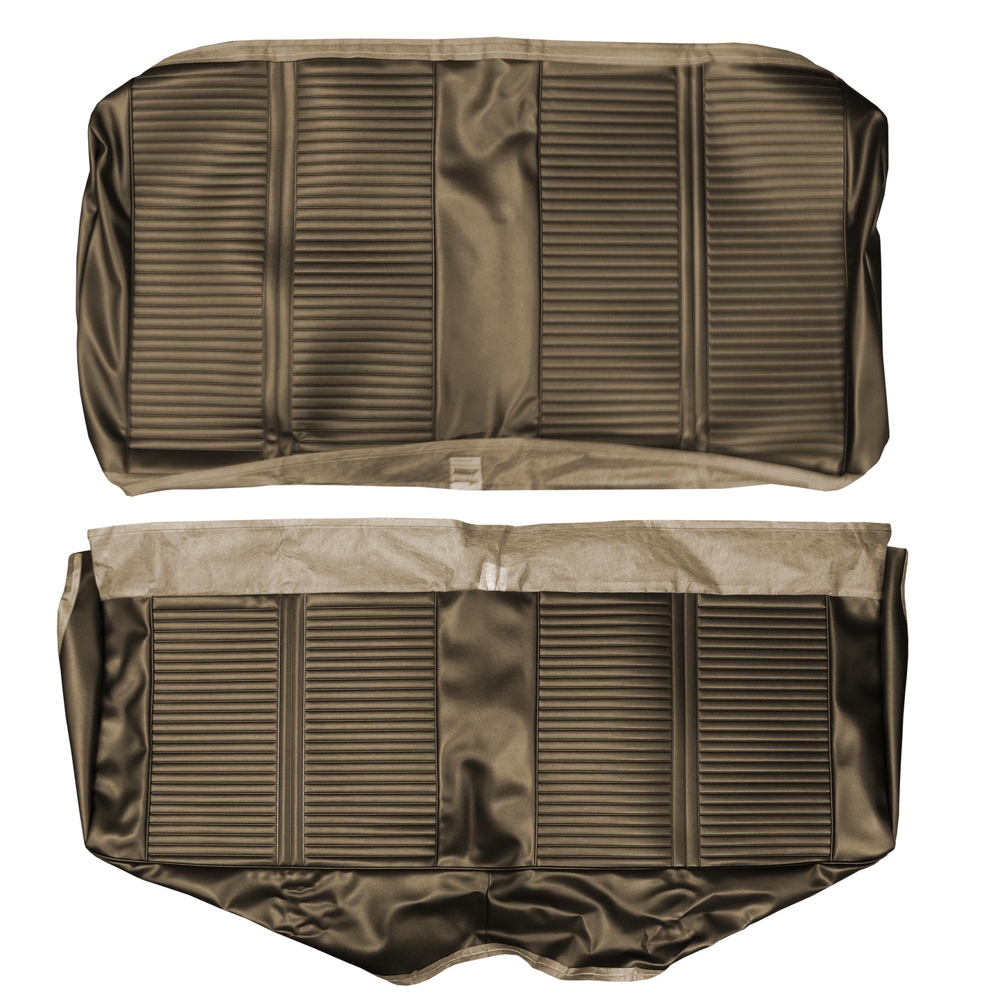 66 GTO/LEMANS HARDTOP REAR UPHOLSTERY - BRONZE