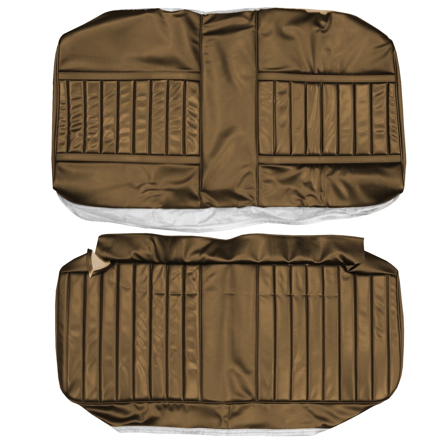 72 SKYLARK/GS "DELUXE" SPORT COUPE REAR UPHOLSTERY - SADDLE