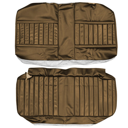 72 SKYLARK/GS "DELUXE" SPORT COUPE REAR UPHOLSTERY - SADDLE