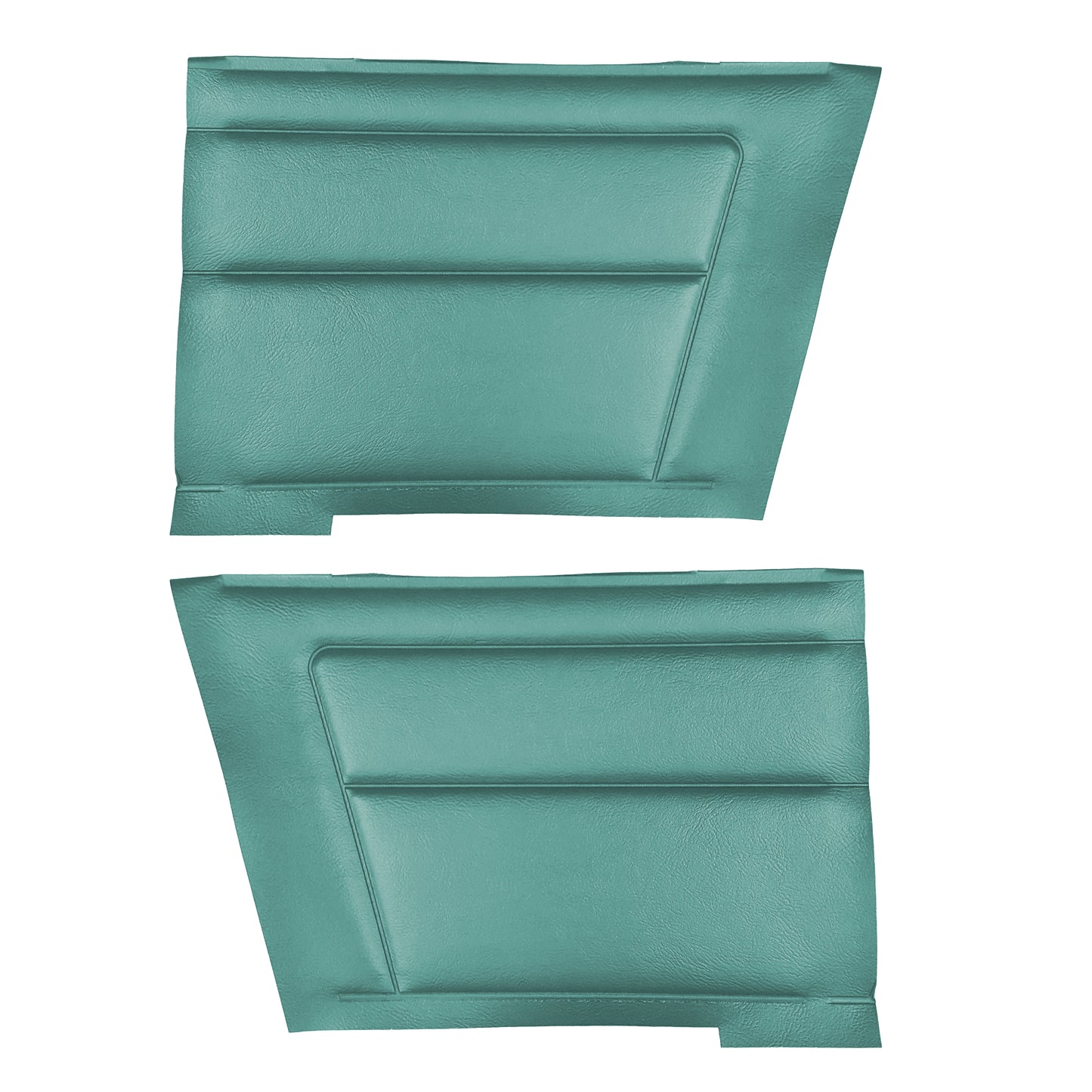 67 CAMARO "DELUXE" CONVERTIBLE REAR PANELS - TURQUOISE