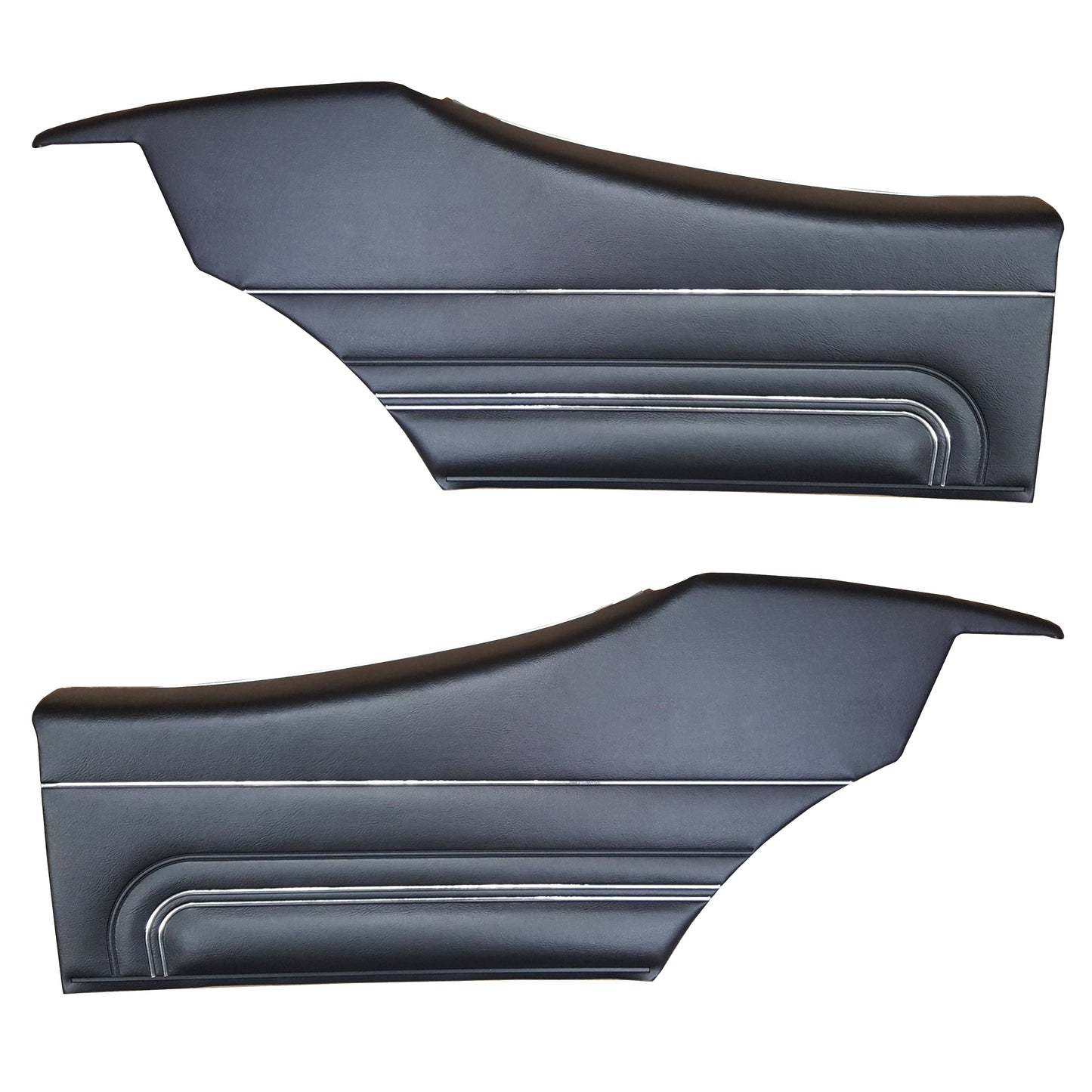 71 GTO/LEMANS SPORT HARDTOP REAR PANELS (PRE-ASSEMBLED) - BLACK