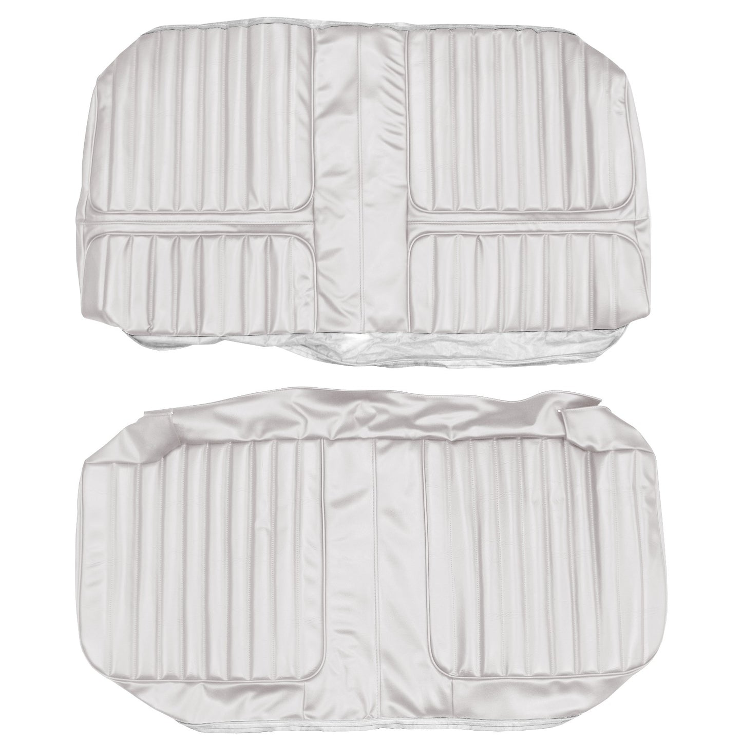 72 CUTLASS SUPREME HARDTOP COUPE REAR UPHOLSTERY - WHITE