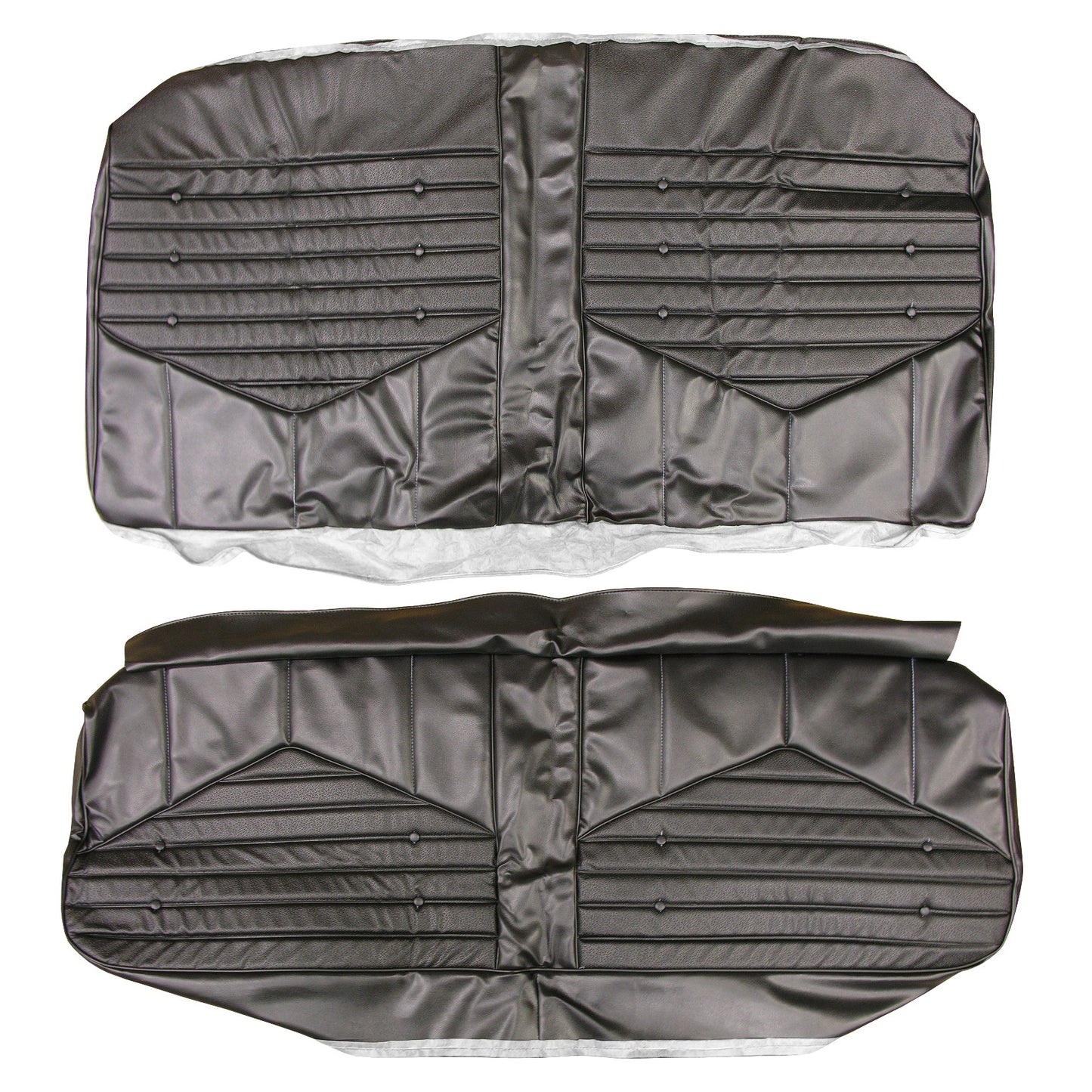 70 CUTLASS 'S'/442/RALLYE 350 SPORTS COUPE REAR UPHOLSTERY - BLACK