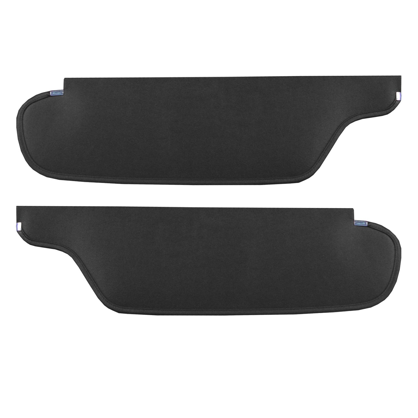 65-66 CHRYSLER/DODGE/PLYMOUTH C-BODY HARDTOP SUNVISORS (CROSSHATCH PERFORATED) - BLACK