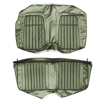 69 CAMARO "DELUXE" FOLD-DOWN REAR UPHOLSTERY - LIGHT GREEN