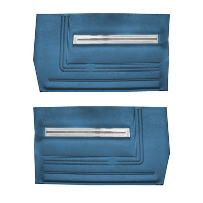 66 CHEVELLE/MALIBU CONVERTIBLE REAR PANELS - BRIGHT BLUE
