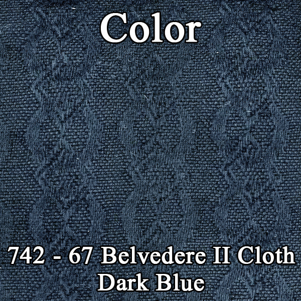 67 CLOTH BENCH - DK BLUE/BLUE