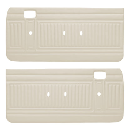 73 DUSTER FRONT DOOR PANELS - WHITE