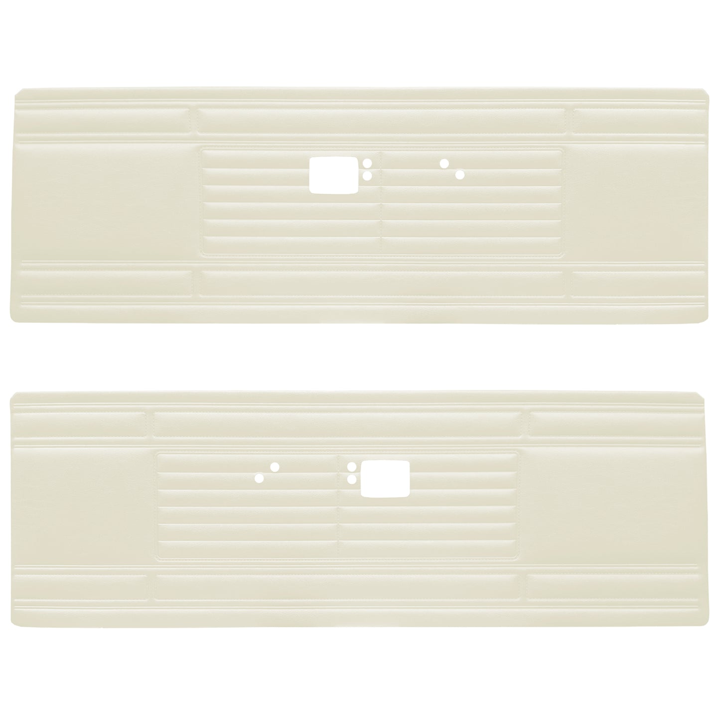 69 BARRACUDA "STANDARD" FRONT DOOR PANELS - WHITE