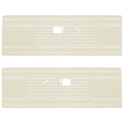 69 BARRACUDA "STANDARD" FRONT DOOR PANELS - WHITE