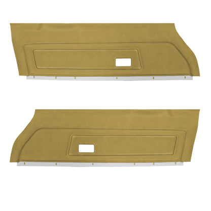 74 FIREBIRD/TRANS AM "DELUXE" UPPER DOOR PANELS (UNASSEMBLED) - SADDLE
