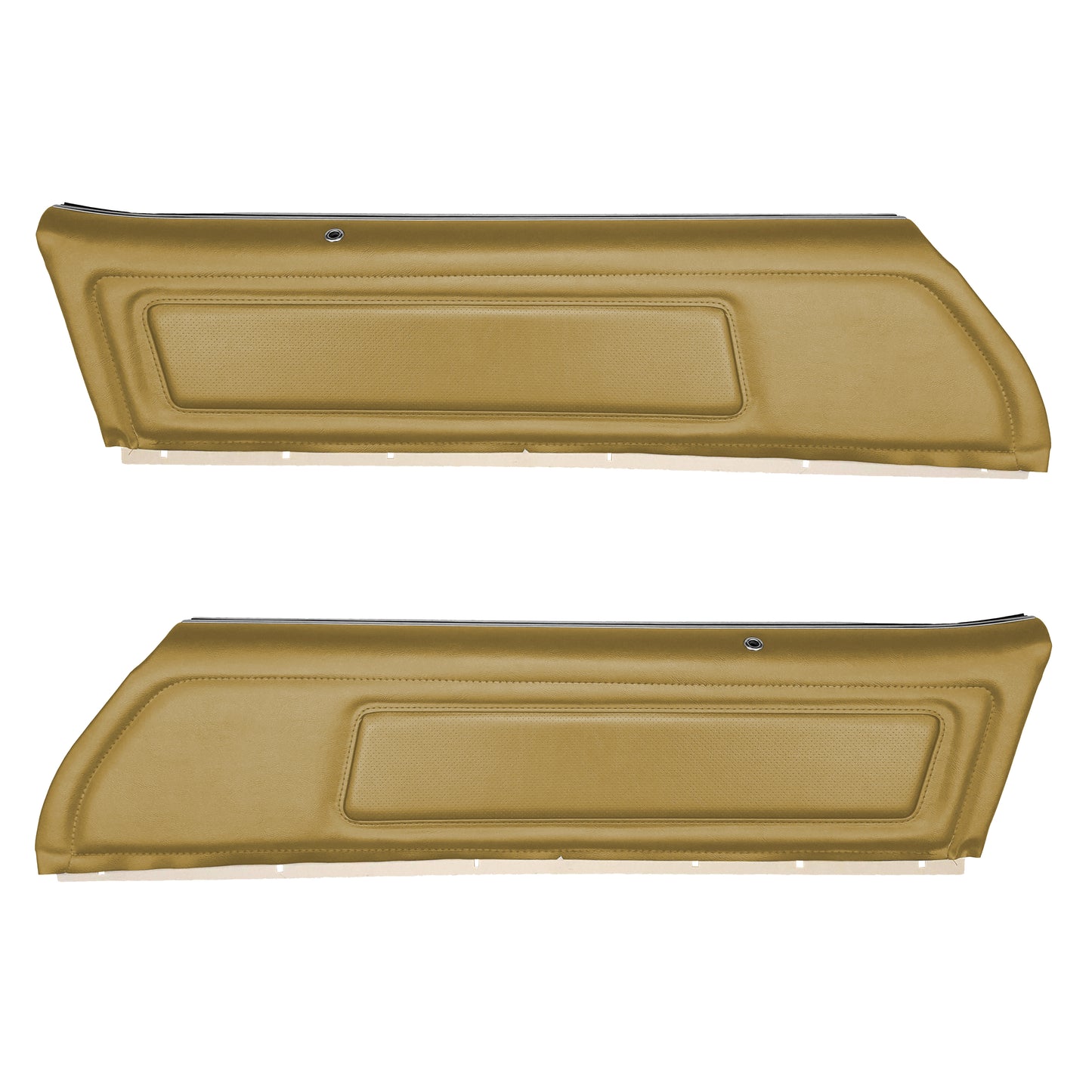74 FIREBIRD/TRANS AM "DELUXE" UPPER DOOR PANELS (PRE-ASSEMBLED) - SADDLE