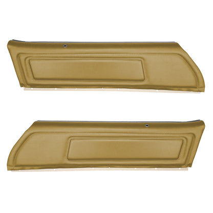 74 FIREBIRD/TRANS AM "DELUXE" UPPER DOOR PANELS (PRE-ASSEMBLED) - SADDLE