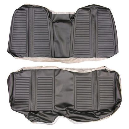 67 SATELLITE/GTX HARDTOP REAR UPHOLSTERY - BLACK