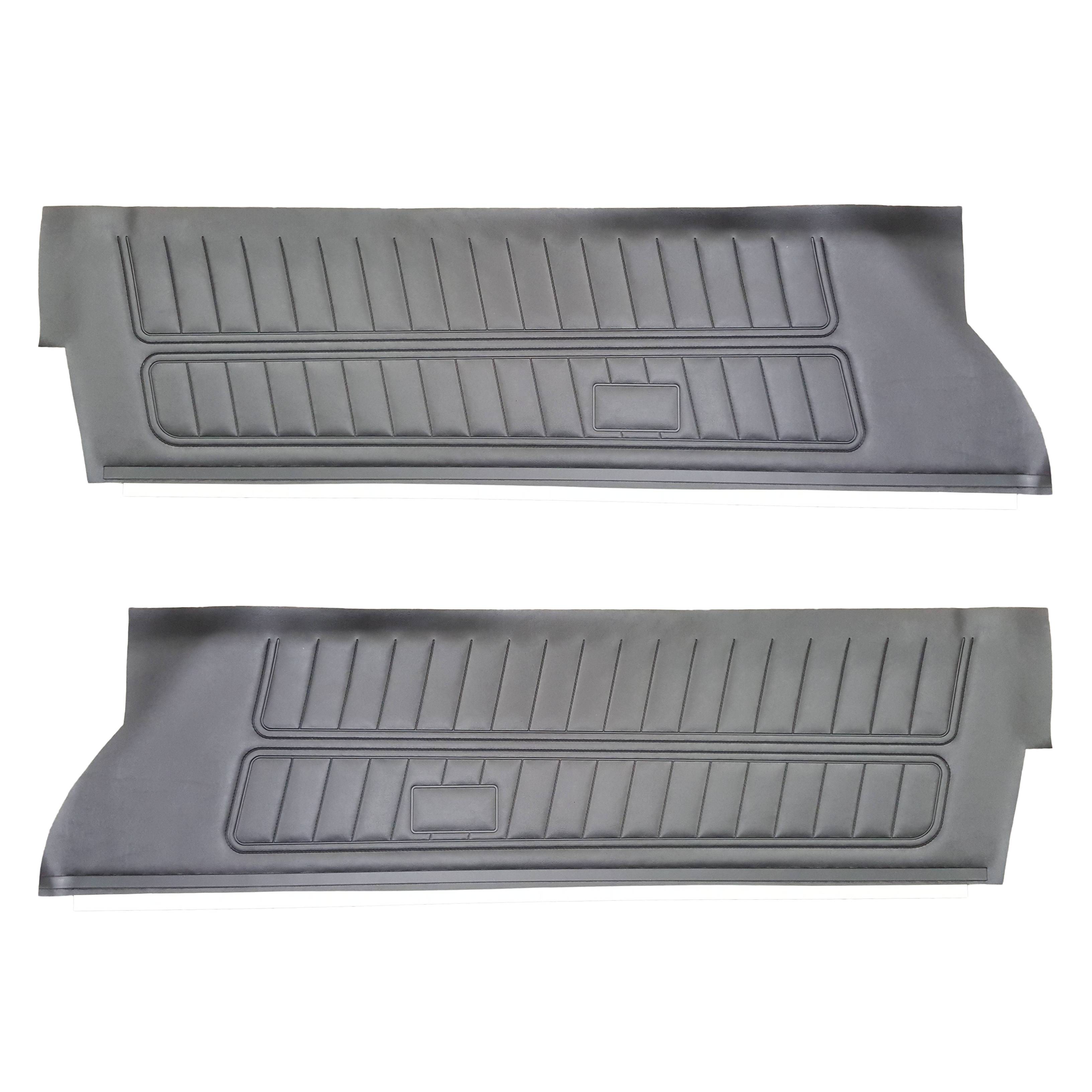 1977 Camaro Standard Upper Door Panels (Unassembled) - Black ...