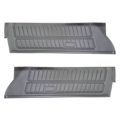 77 CAMARO "STANDARD" UPPER DOOR PANELS (UNASSEMBLED) - BLACK