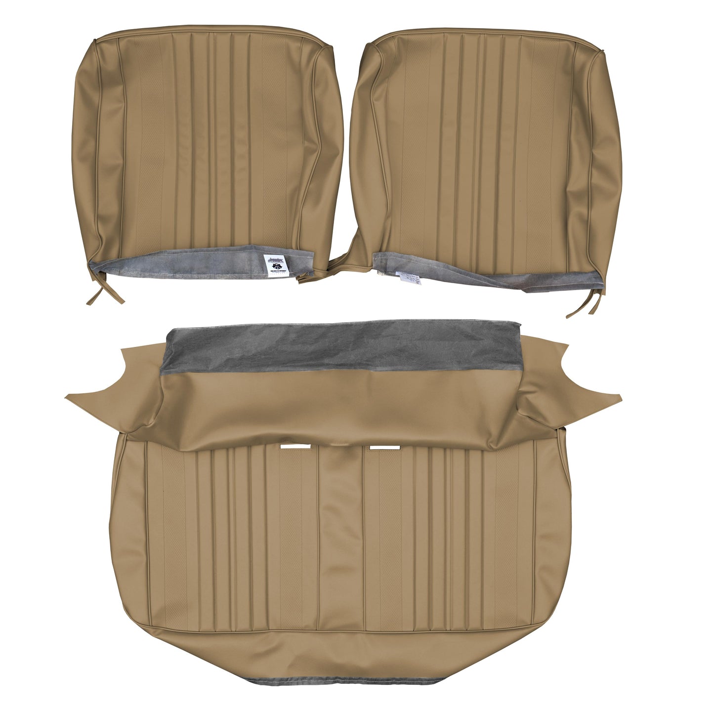 70 CHEVELLE/MALIBU/EL CAMINO SPLIT BENCH UPHOLSTERY - SADDLE