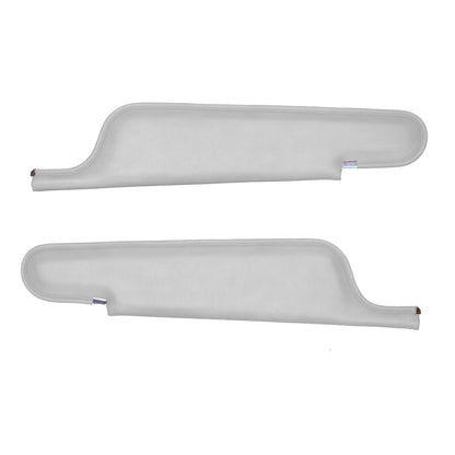 70-71 BARRACUDA/CHALLENGER CONVERTIBLE SUNVISORS - WHITE