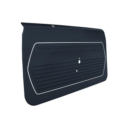 69 CAMARO "STANDARD" FRONT DOOR PANELS (PRE-ASSEMBLED) - BLUE