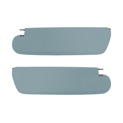 64-65 F-85/CUTLASS/442 SPORTS COUPE SUNVISORS (BASKETWEAVE) - POWDER BLUE
