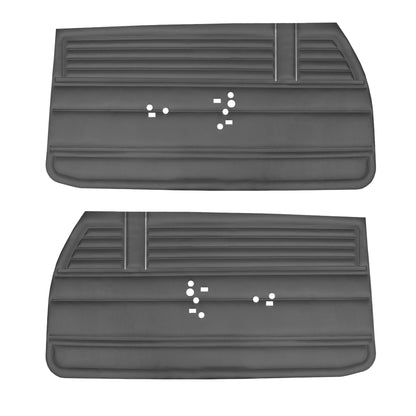 68 EL CAMINO DOOR PANELS (UNASSEMBLED) - BLACK